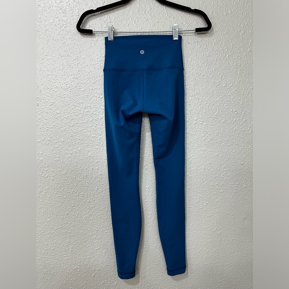 Lululemon Wunder Under High Rise Legging in Deep Marine Size 2 28” - Picture 5 of 10